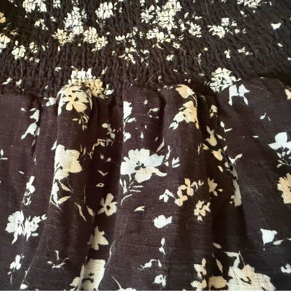 Bershka Black and White Floral Skort Skirt - Picture 5 of 5